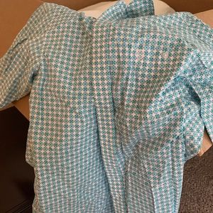 Men’s wrangler button up shirt - short sleeve